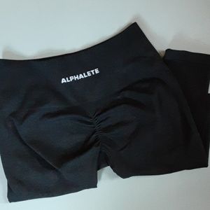 Alphalete amplify legging size large jet black